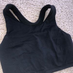 Lululemon cropped tank/ built in bra